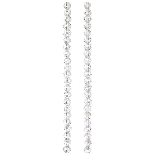 9 Pack: Crystal Glass Faceted Round Beads, 8mm by Bead Landing™